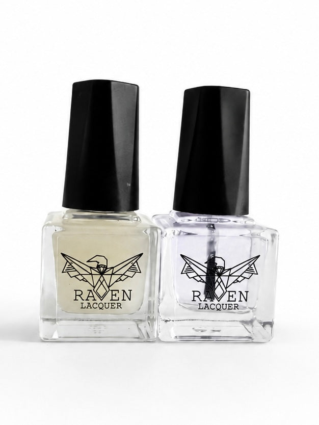 Quick dry base coat + top coat