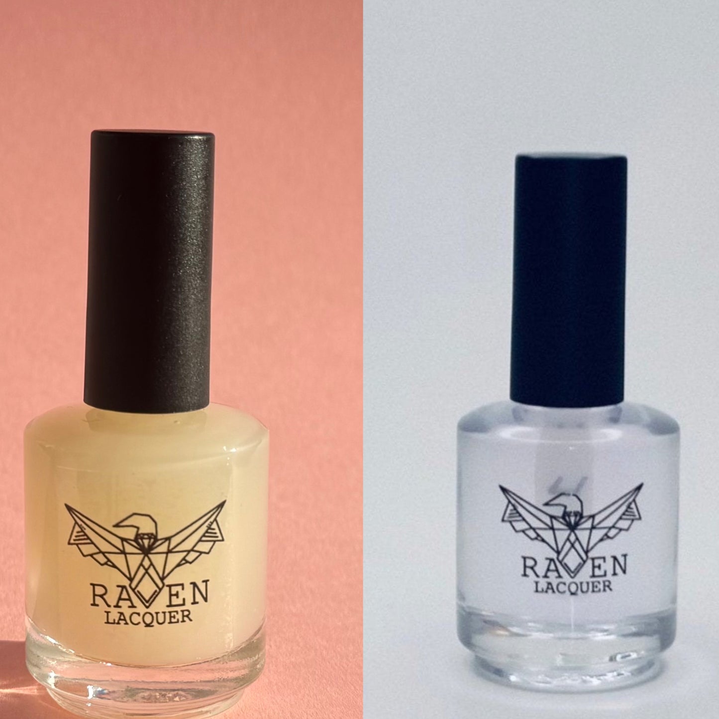Quick dry base coat + top coat